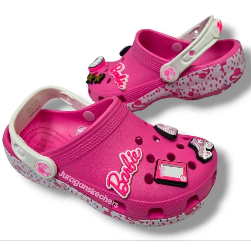 SANDAL CROCS CLASSIC BARBIE/CROCS CLASSIC BARBIE/CROCS FUNLAB/SANDAL CROCS ANAK/SANDAL ANAK PEREMPUA