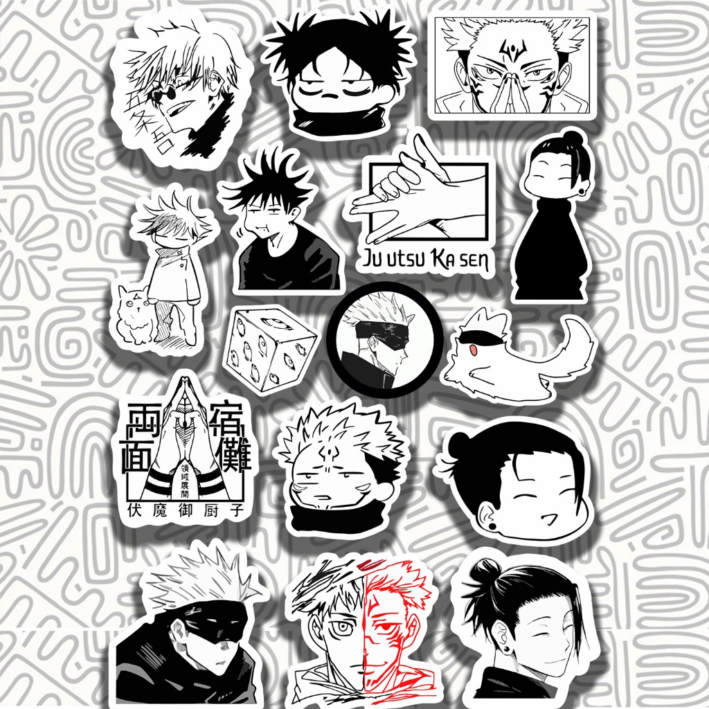 

Stiker Aesthetic Anime JJK Itadori Yuji || Sticker Megumi Sukuna