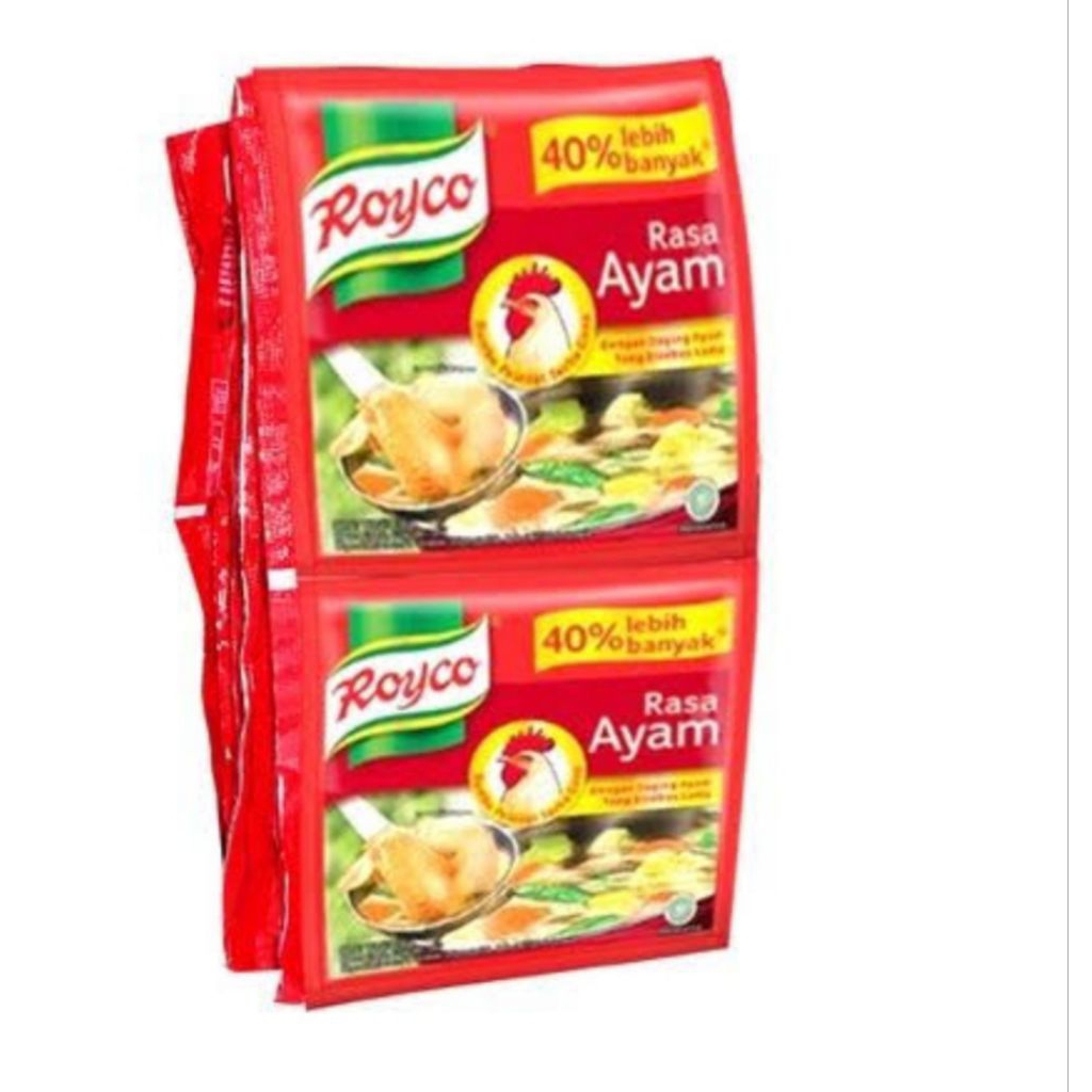 

bumbu royco ayam 1 renteng isi 12 pcs bppn