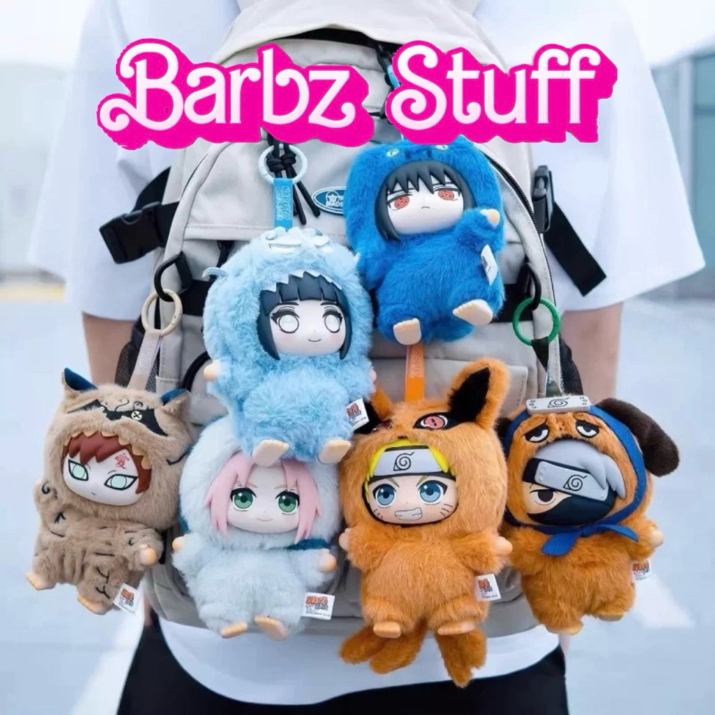 [FAST PO] TOP TOY NARUTO BEAST PARTY PLUSH VINYL PENDANT BLINDBOX Original Top Toy LABUBU NARUTO