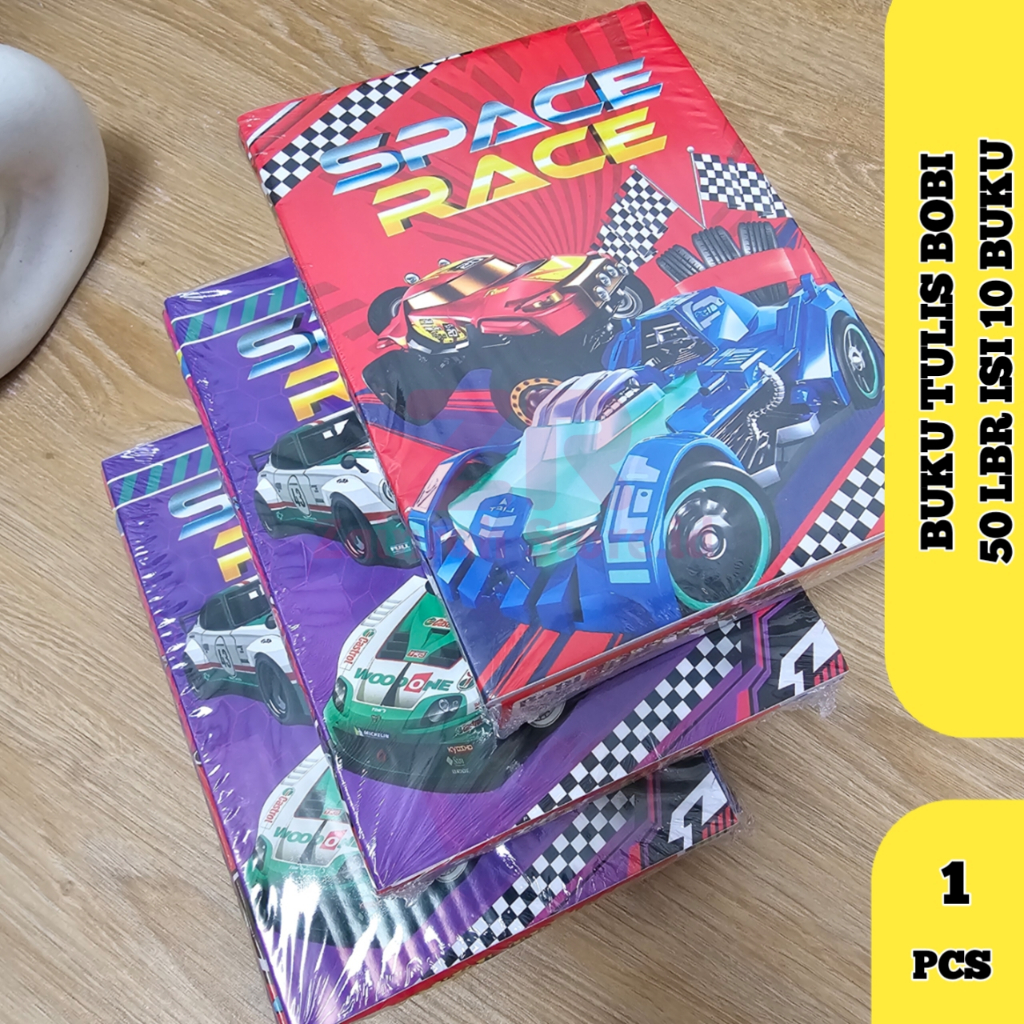 

(1 PCS ) Buku Tulis Sekolah Pendek BOBI 50 Lembar Campus Isi 10 Buku