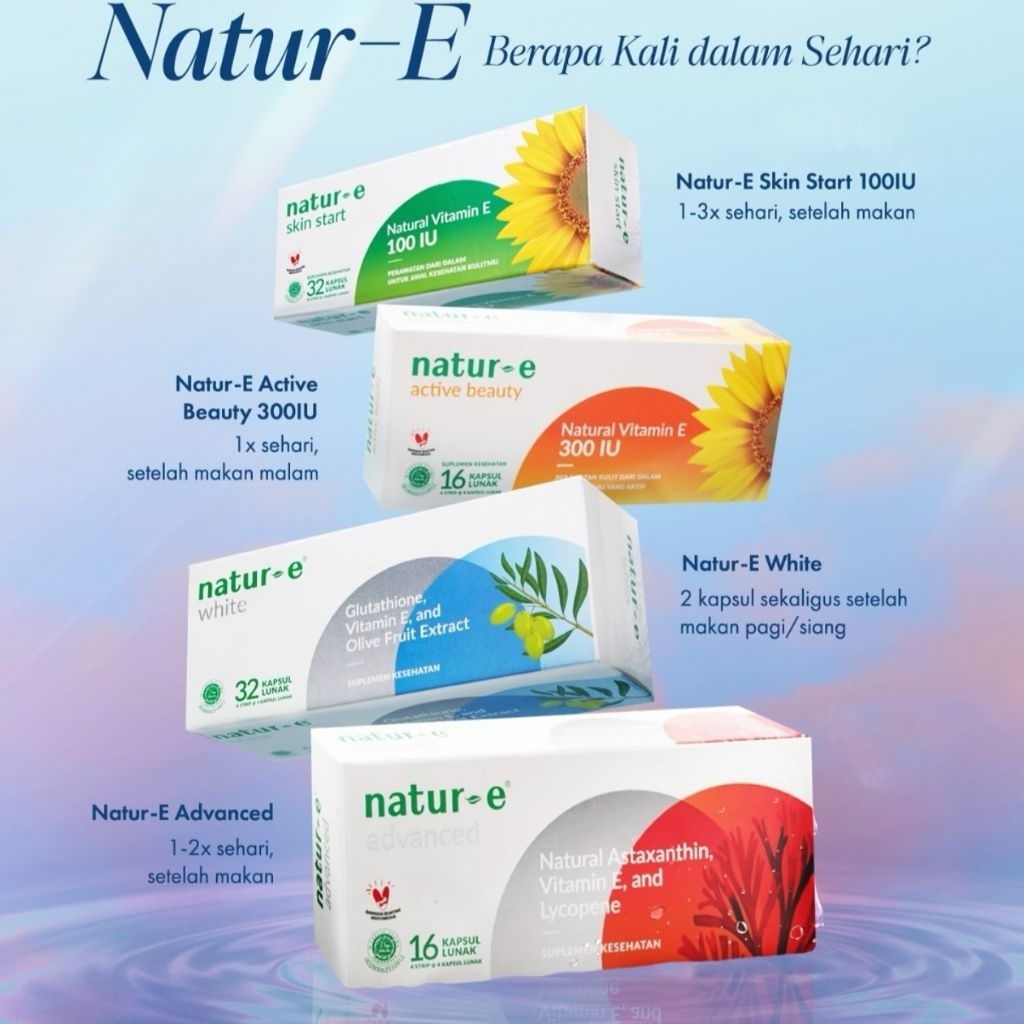 Natur-E Kapsul 100IU 300IU Advance White Nature isi 16 / 32