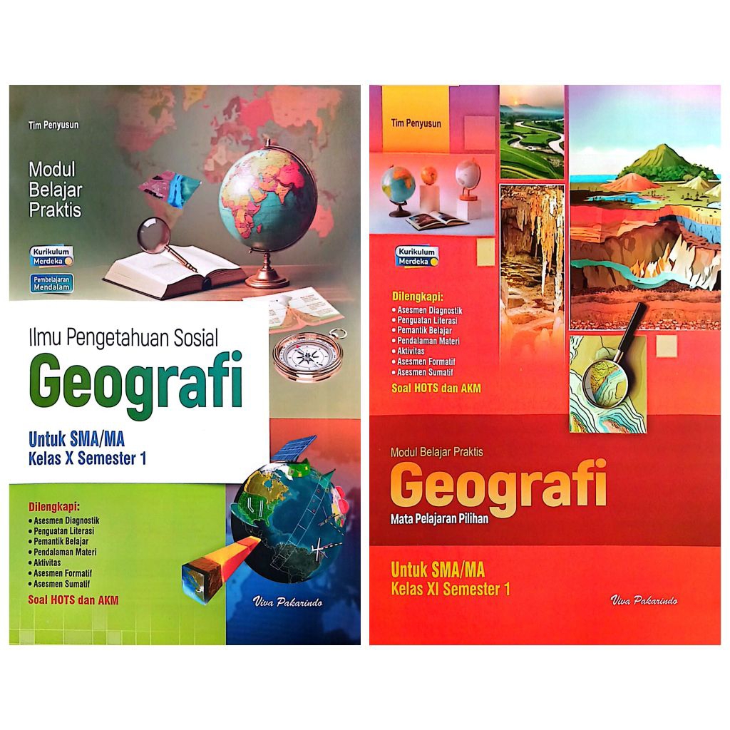 LKS VIVA PAKARINDO SMA MA GEOGRAFI KELAS 10 11 SEMESTER 1 GANJIL KURIKULUM MERDEKA TA.25-26 | VIVA P