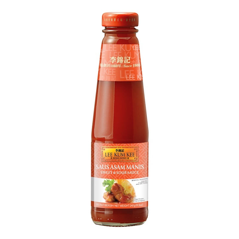 

[oddsolshop] pekanbaru/Lee Kum Kee Saus Asam Manis 240GR Sweet Sour Sauce Botol Kaca Bumbu Masak