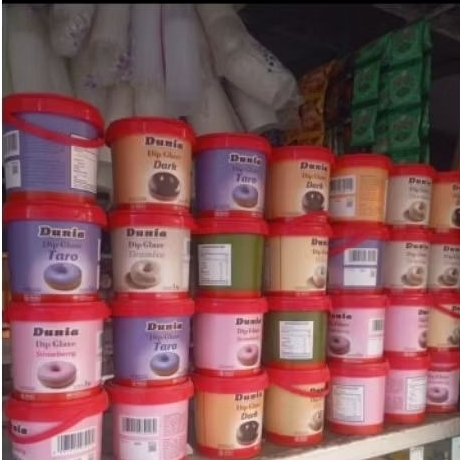 

Glaze / topping merek dunia kemasan 250gr