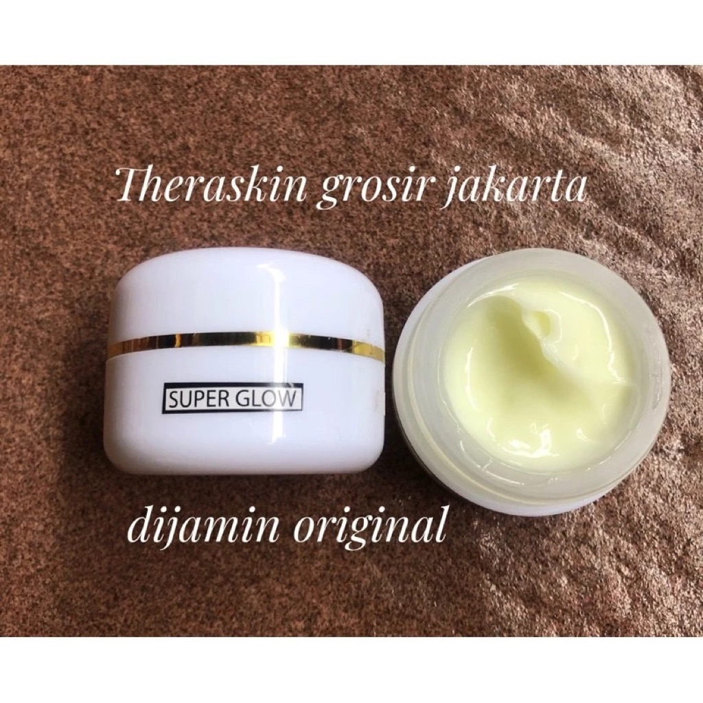 Super glow Night Cream gel - krim malam whitening / memutihkan & menghilangkan flek tebal