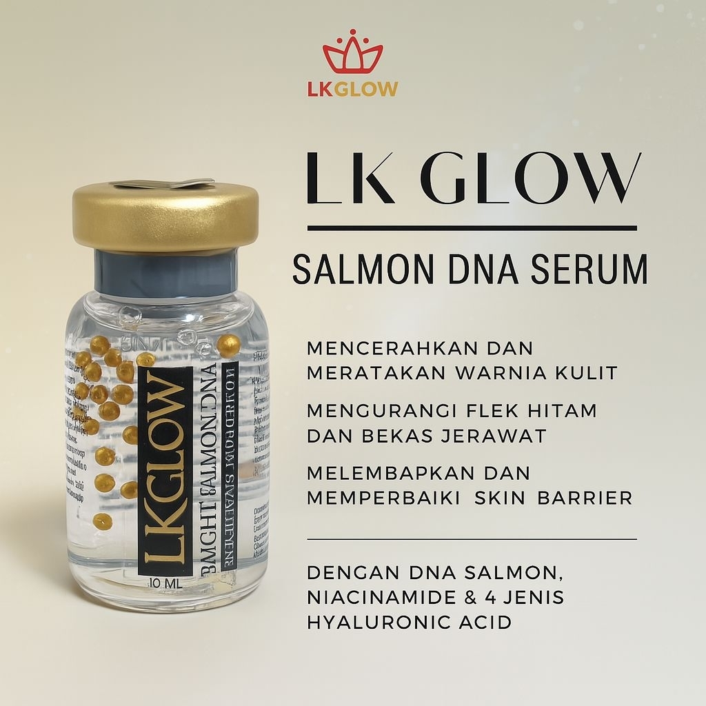 LK GLOW SERUM SKIN BOOSTER SALMON DNA  BEAUTY SKIN CARE