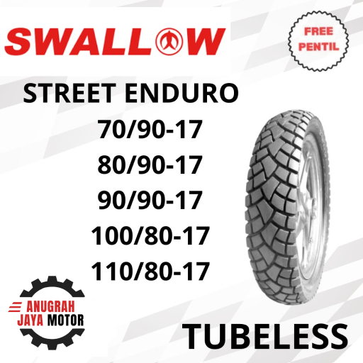 Ban Motor Swallow Ring 17 SWALLOW STREET ENDURO Ban Motor Ring 17 Ban Luar Motor Ring 17