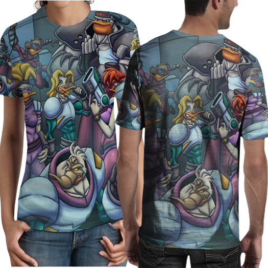 Kaos Mighty Ducks of Anaheim Tshirt Fullprint Unisex Casual Bahan Polyester Jersey [PO 3 HARI]