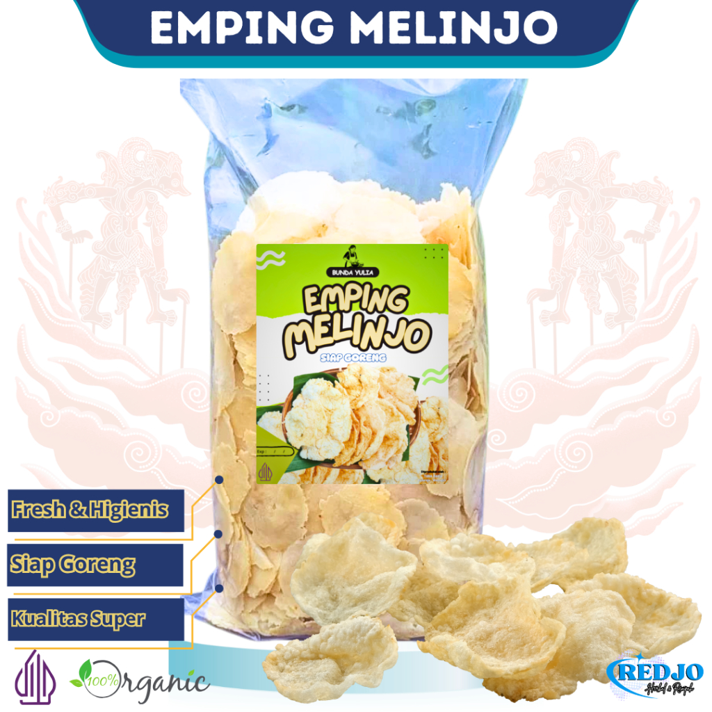 

Emping Melinjo Original Super Tipis 1Kg Asli Wonogiri / Emping Mlinjo Mentah Siap Goreng