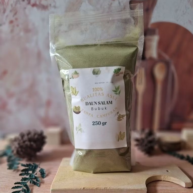 

BUBUK DAUN SALAM ASLI / BUBUK DAUN SALAM MURNI / BUBUK DAUN SALAM 250GR MURNI / BUBUK DAUN SALAM ORI PREMIUM 250GR / BUBUK DAUN SALAM 100% ASLI ALAMI-REMPAH