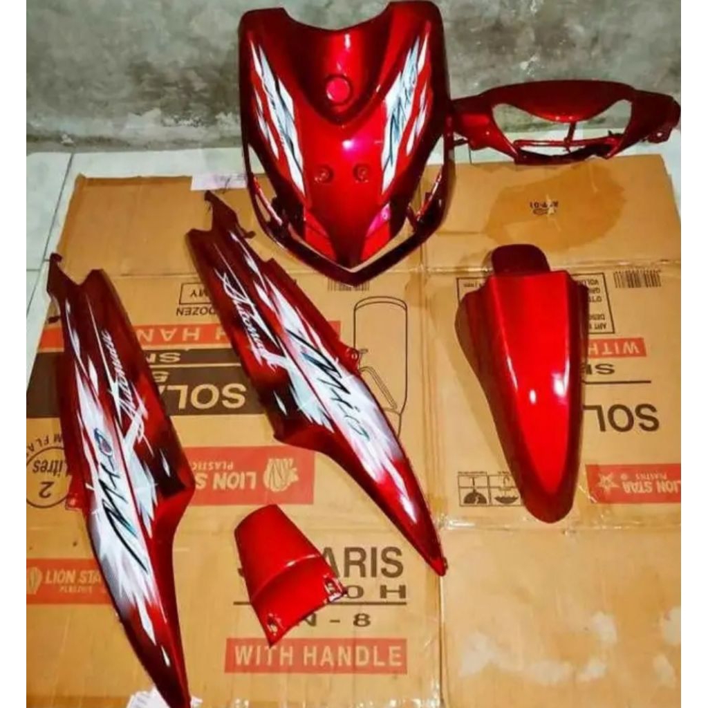 FULSET BODY HALUS MIO SMILE MERAH CANDY/MERAH MAROON ORIGINAL ABS