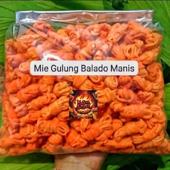 

Mie Gulung/Uwel Goreng 1kg Rasa Balado