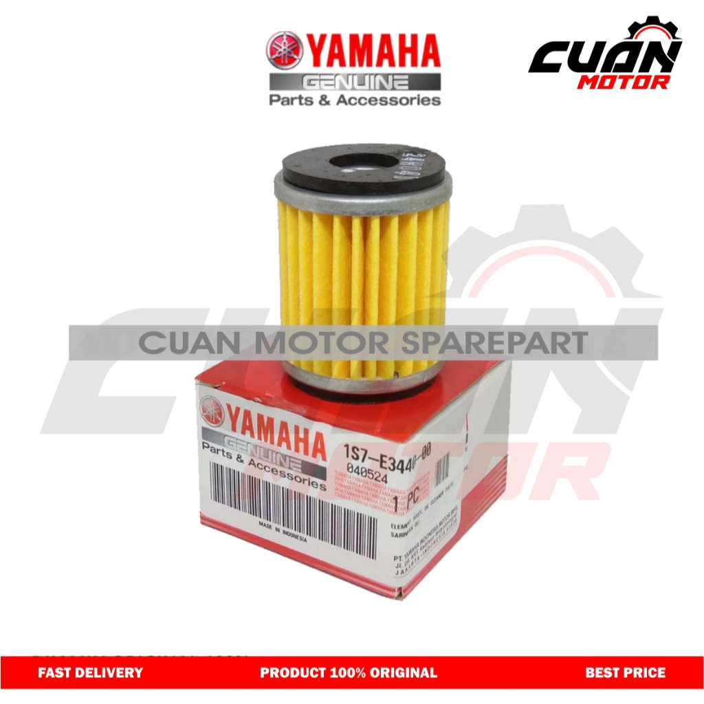 FILTER OLI JUPITER MX VIXION OLD NEW ORIGINAL YAMAHA 1S7-E3440-00  SARINGAN OLI MX VIXION