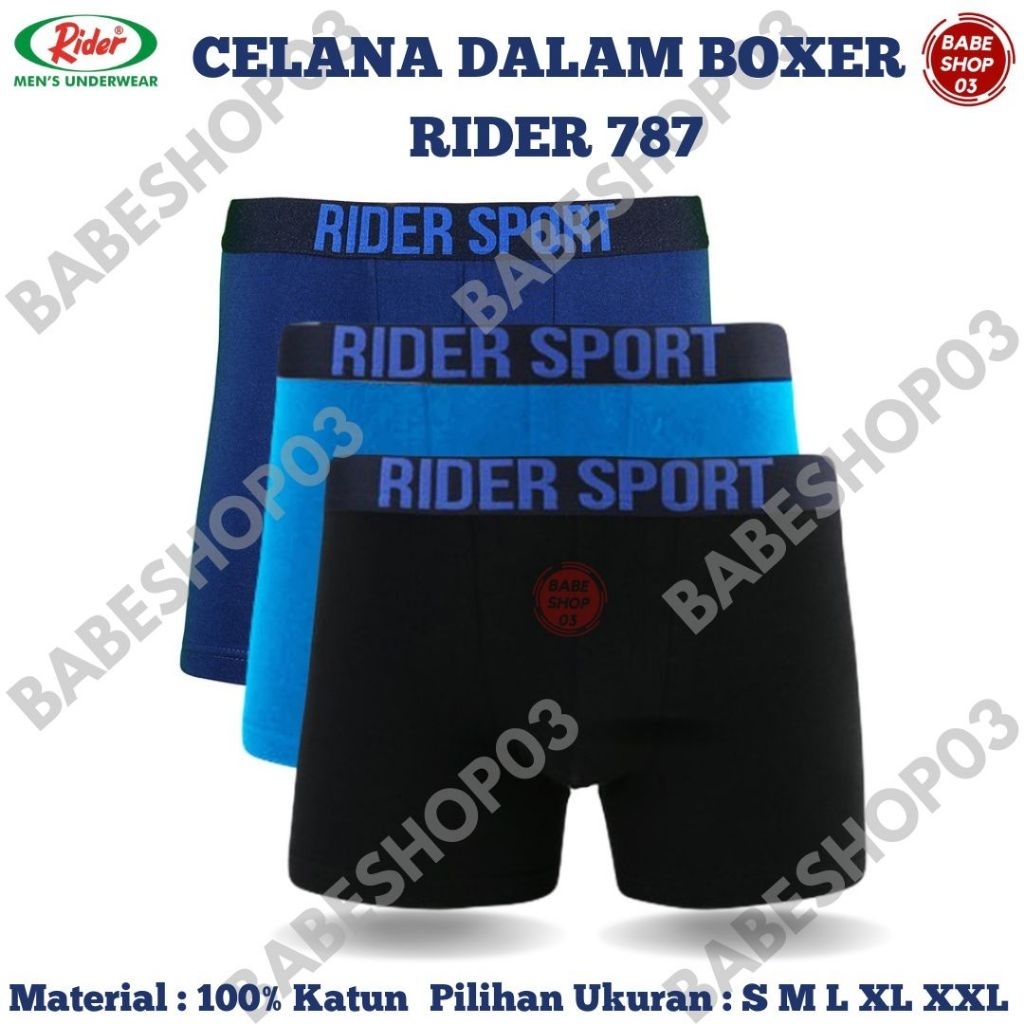 CELANA DALAM PRIA BOXER RIDER SPORT 787