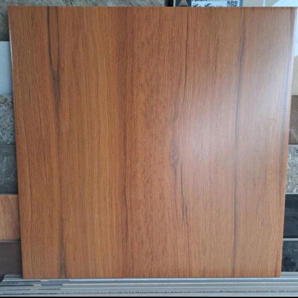 Keramik lantai 40x40 motif kayu brown genova brown