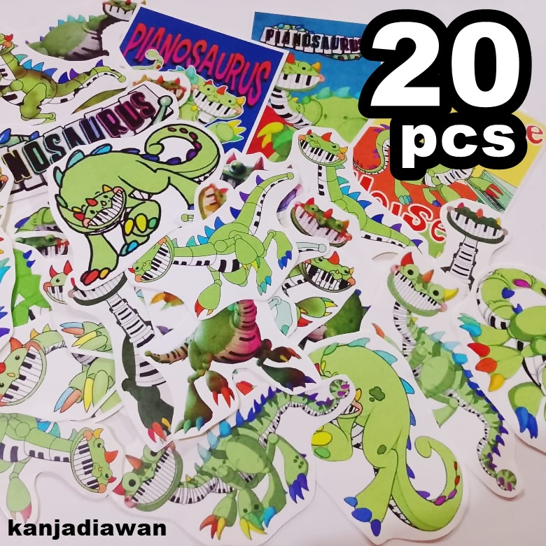 

Stiker Pianosaurus Poppy Playtime 20 PC Sticker Pianosaurus