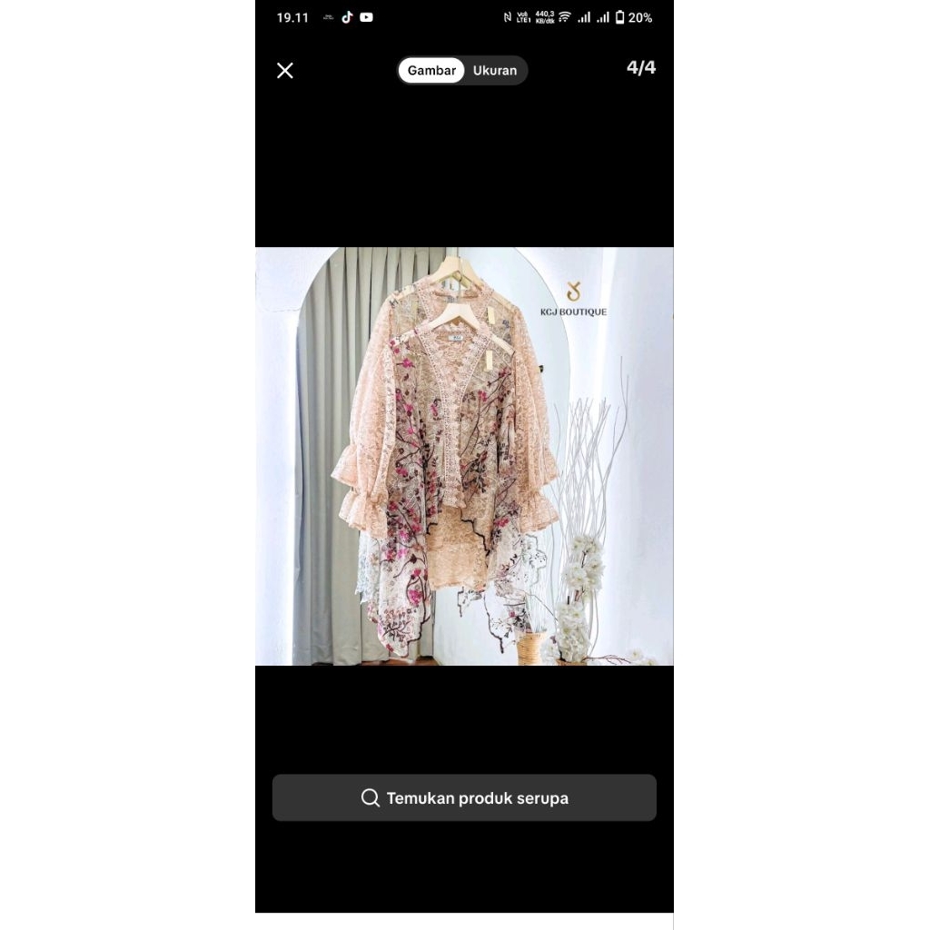 Brokat Tile Outer | Outer Brokat Tile Kombi | KCJ Boutique