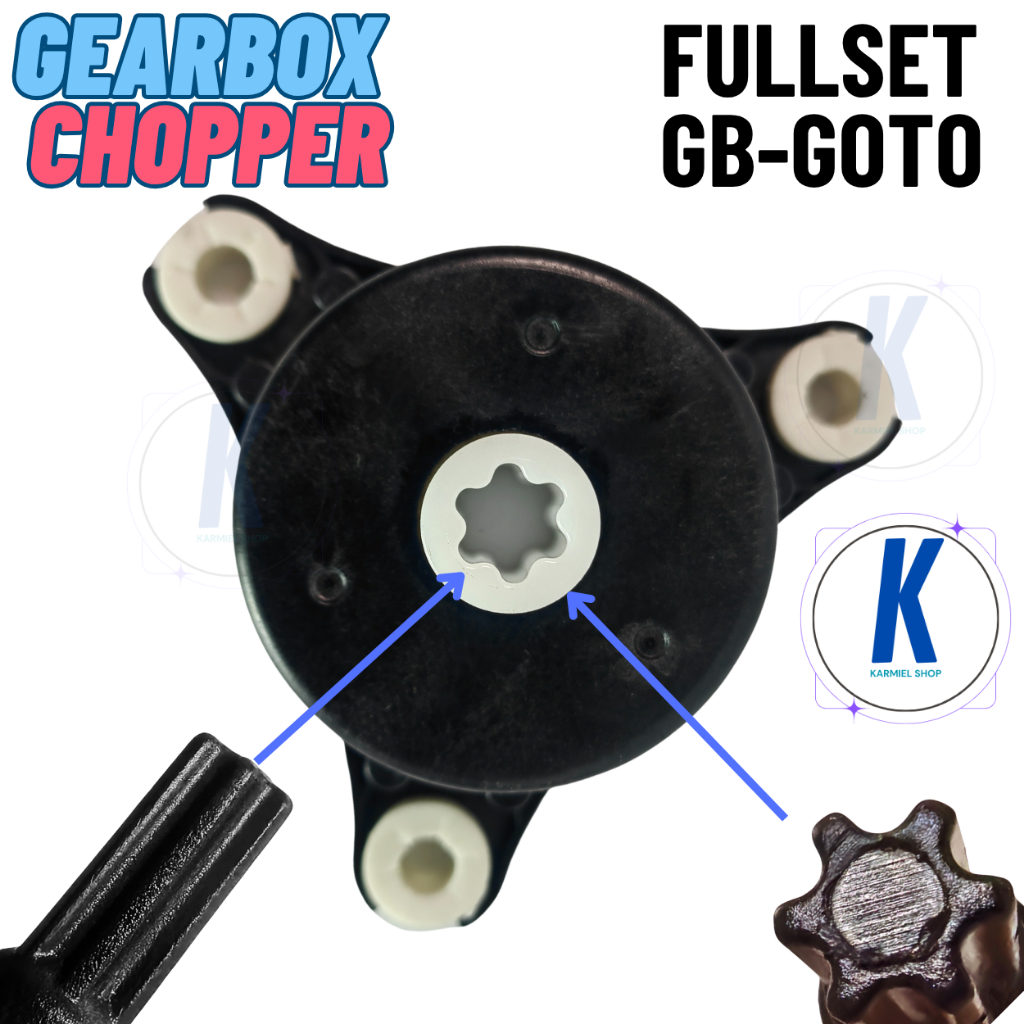 GEARBOX GOTO Bintang 6 / CHOPPER / BLENDER Capsule Gear set
