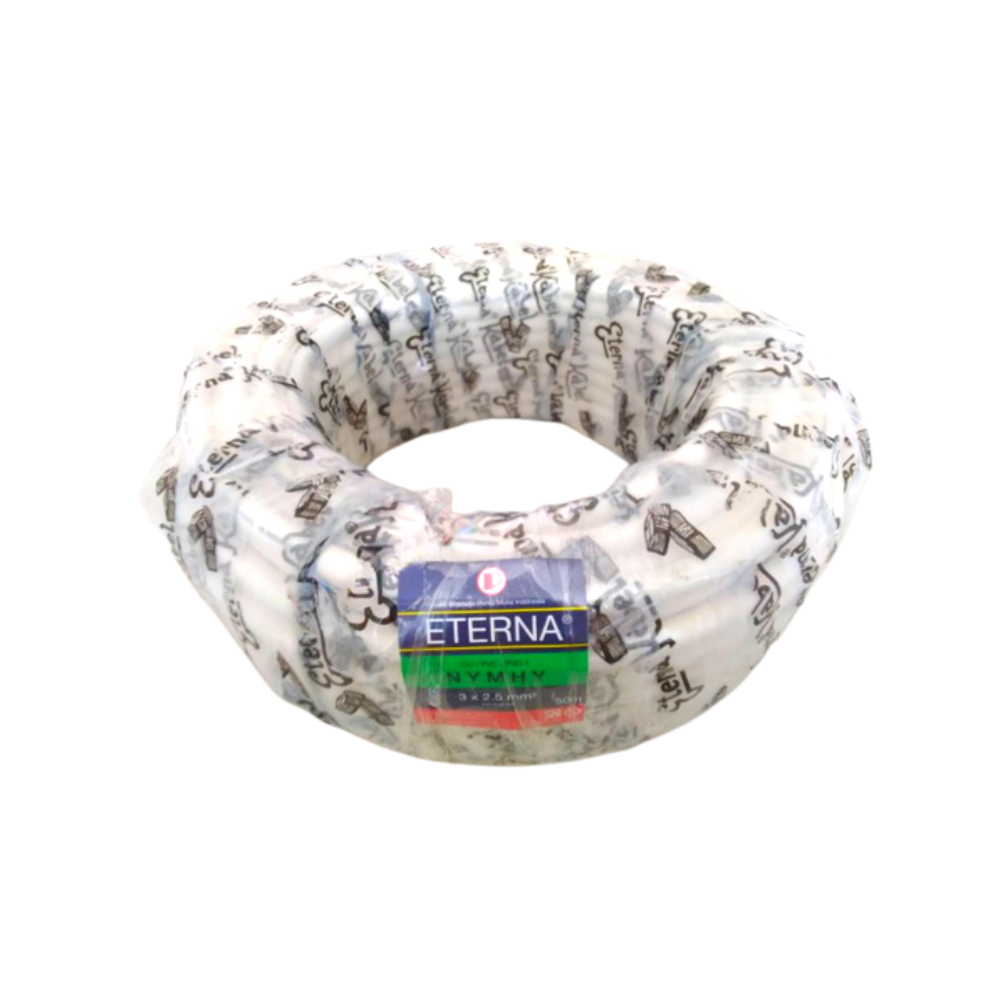 Kabel NYMHY Eterna 3x2,5 mms 50 meter Roll