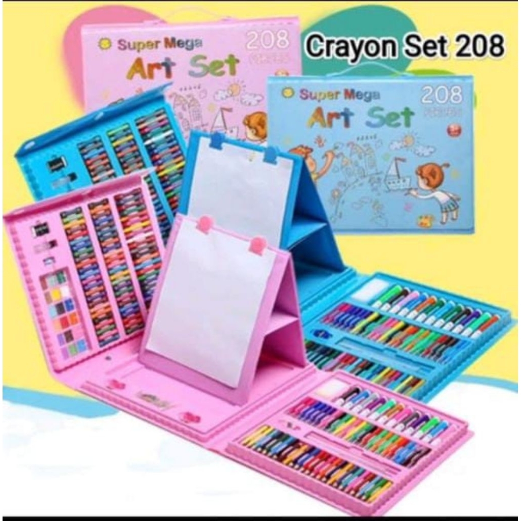

crayon 86 pcs dan crayon 208 pcs