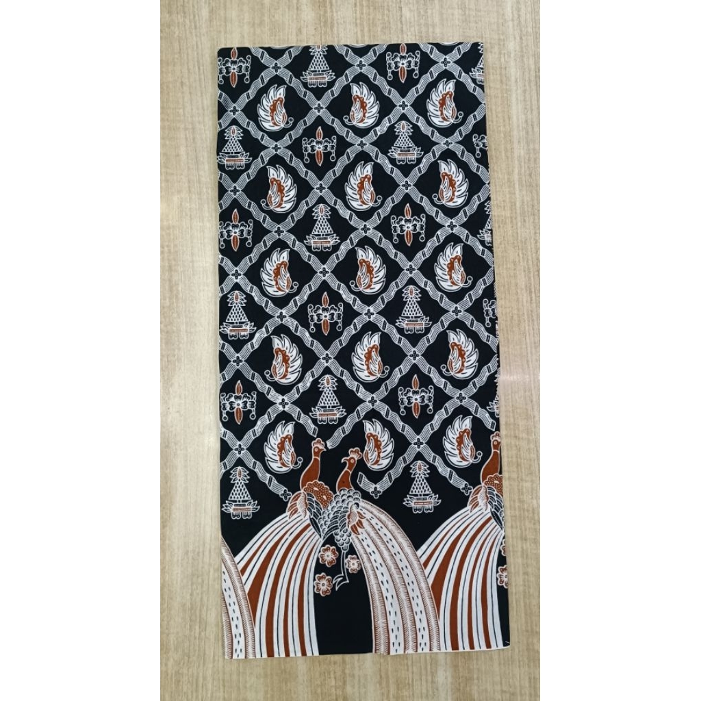 Kain merak Sidomukti batik merak katun premium lembut