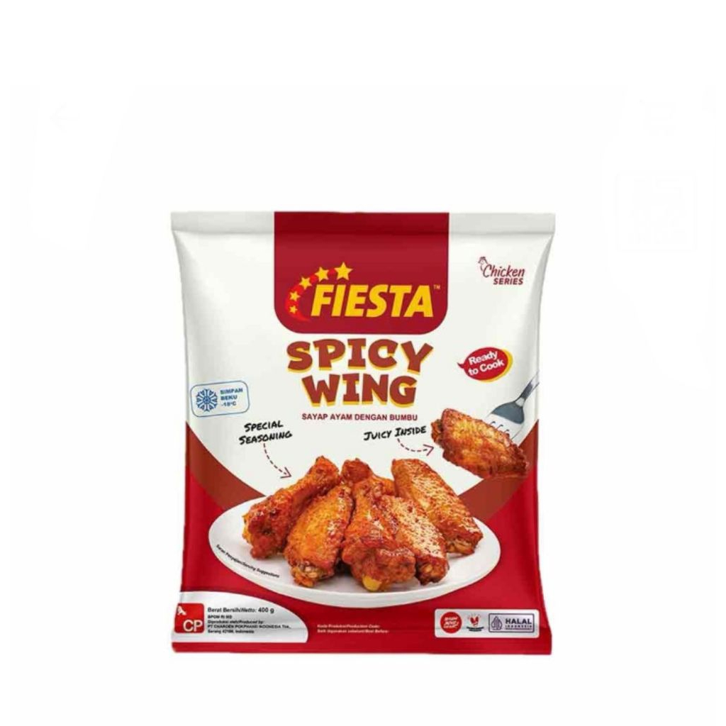 

fiesta spicy wing pack 400 gr
