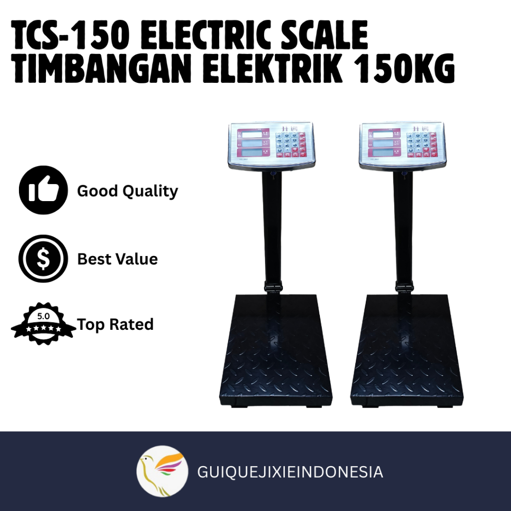 TCS-150 Electric Digital Scale / Timbangan Duduk Digital Elektrik 150kg
