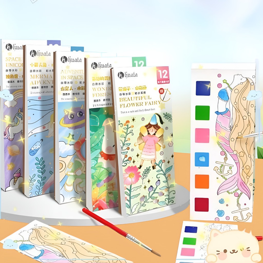 

JOFESTORE88 WATER COLOURS/BUKU MEWARNAI CAT AIR LUKIS