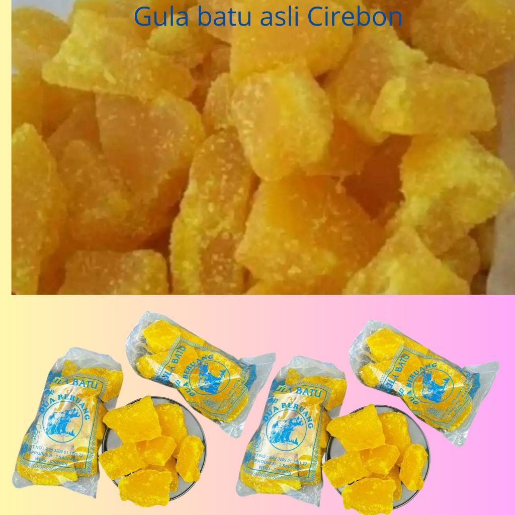 

Gula Batu Madu Merah Premium Asli Khas Kota Cirebon Berat 1 Kg