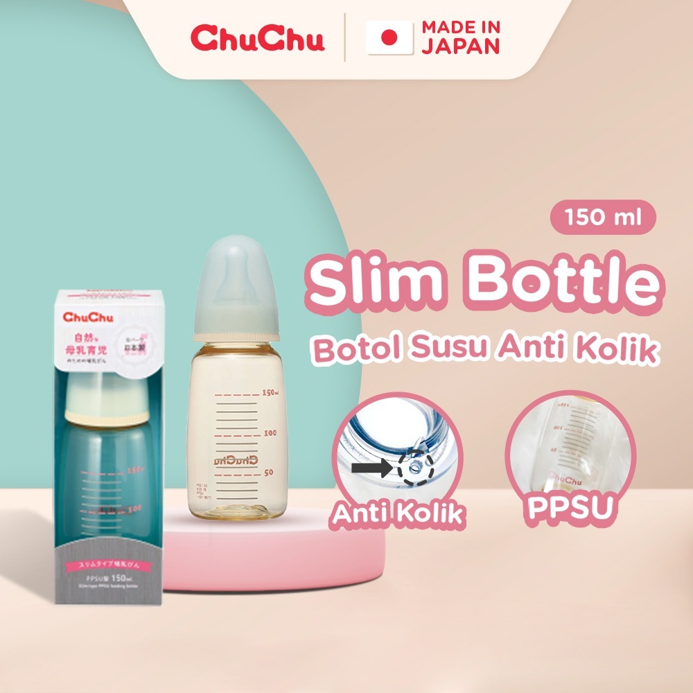 ChuChu Botol Susu Bayi PPSU Baby Bottle Slim Type