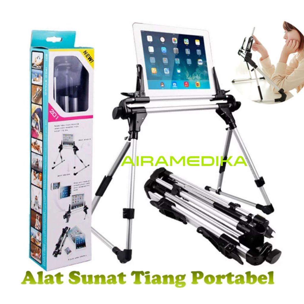 Tripod Khitan / Tripod Sunat / Alat Sunat Standing Portable Penutup Atau Penyangga HP Tablet / Alat 