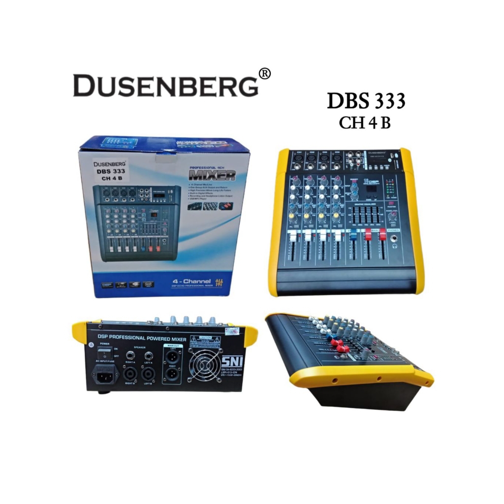 Power mixer 4 channel power mixer DUSENBERG DBS 333 4 B Power mixer Original