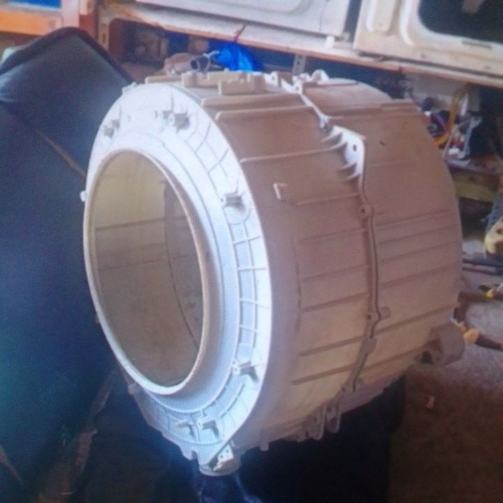 Tabung plastik mesin cuci LG front loading 8 kg