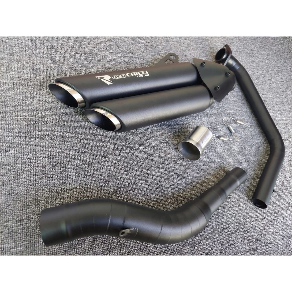 Knalpot XSR 155 Double Hole DB Killer ON