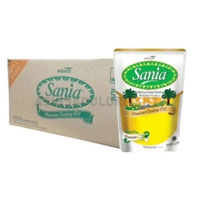 

Minyak Goreng Sania 2 Liter 1 Dus Isi 6 Pouch