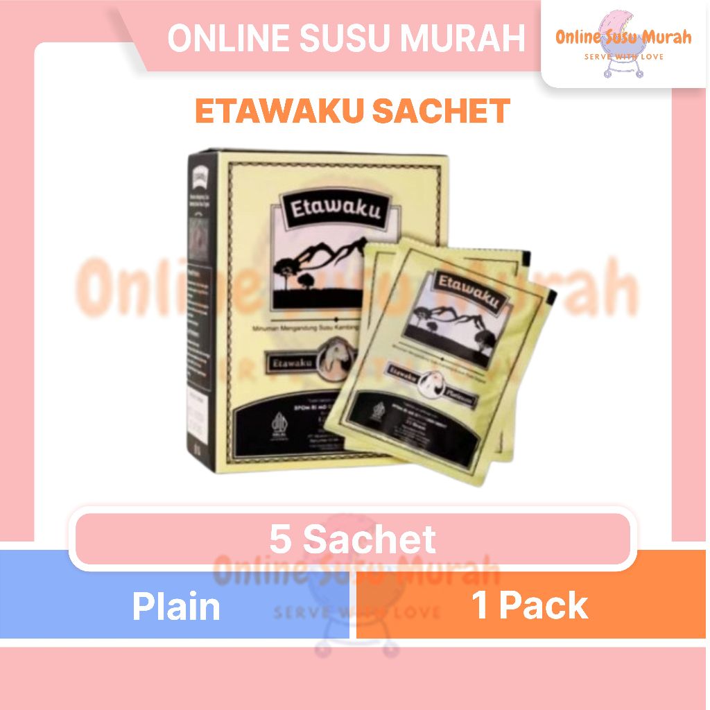 

ETAWAKU SUSU KAMBING PLATINUM KEMASAN SACHET 1 BOX 5 PCS - SUSU KESEHATAN PERNAFASAN & SENDI SSKD