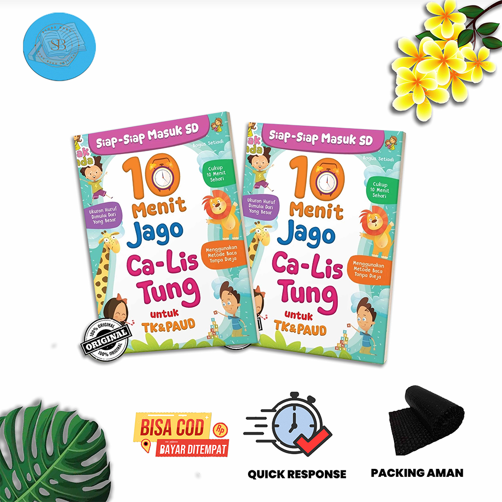 

Buku Calistung - 10 Menit Jago Calistung TK & PAUD Siap Siap Masuk SD
