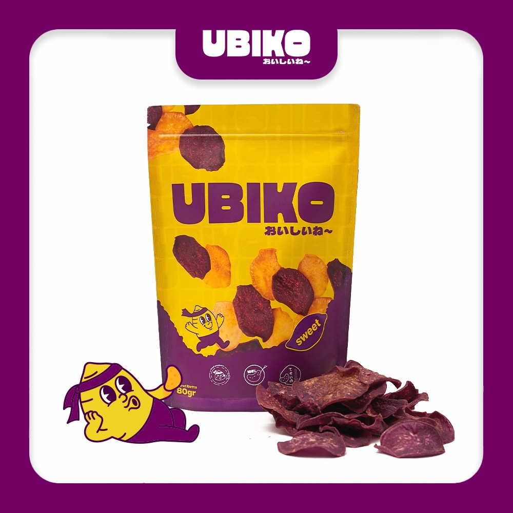 

Keripik Ubiko Sweet | snack ubi rasa manis, produk HALAL, oleh-oleh khas Jakarta