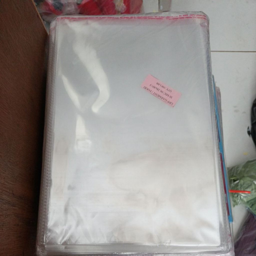 

Plastik Opp Ukuran 28x40 06 500 pcs