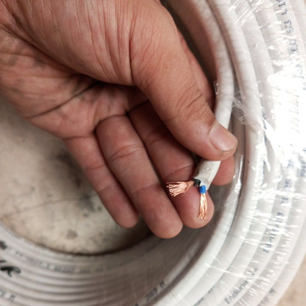 kabel listrik nymhy/kabel serabut 2x1.5 visicom sni tembaga murni