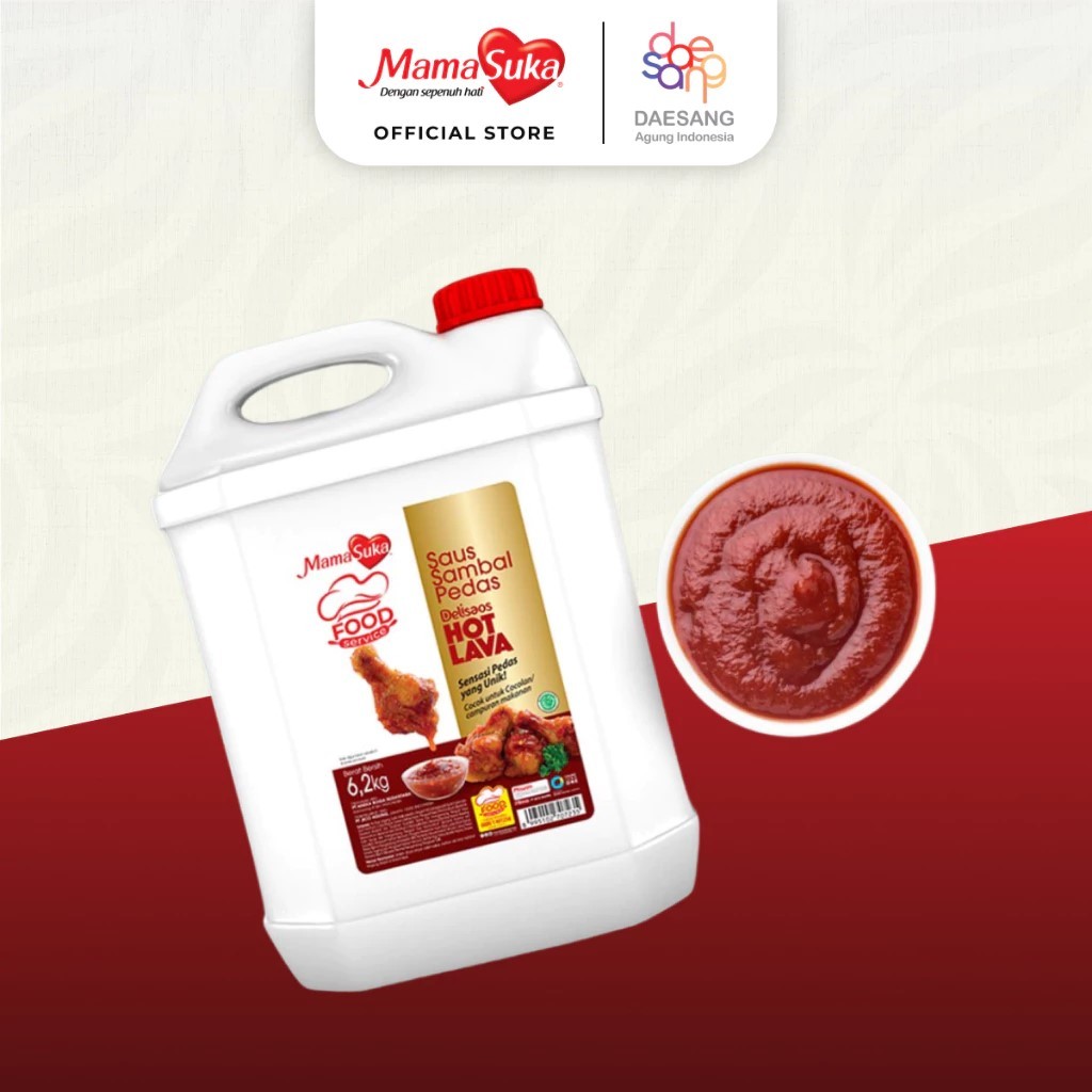 

MAMASUKA Deli Saos Hot Lava 6,2 KG