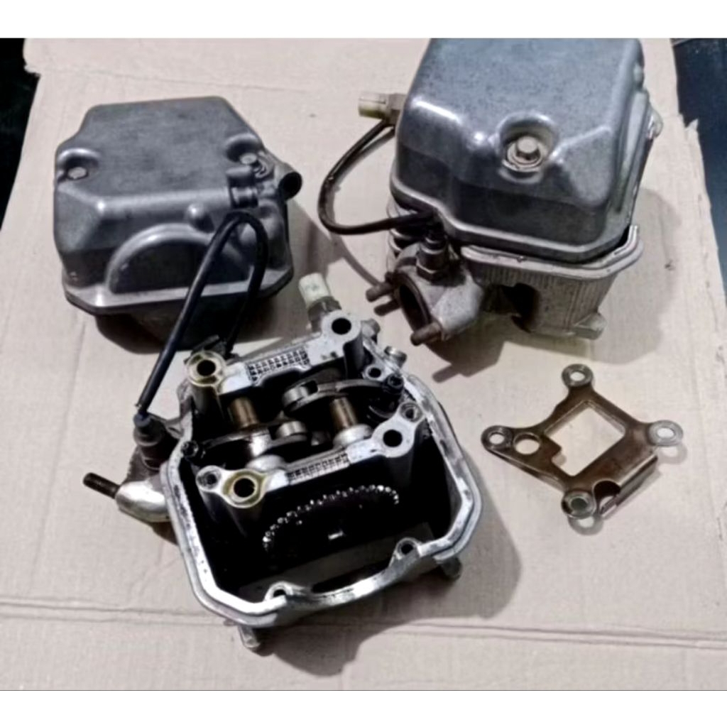 blok head blok klep clinder satu set tinggal pasang yamaha Mio j Mio gt soul gt 115 xtrid 115 origin