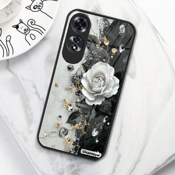 (B135) Softcase Glass Kaca OPPO A60 - CASE HP TERBARU - Case Hp OPPO A60 Terbaru Anti Air TPU