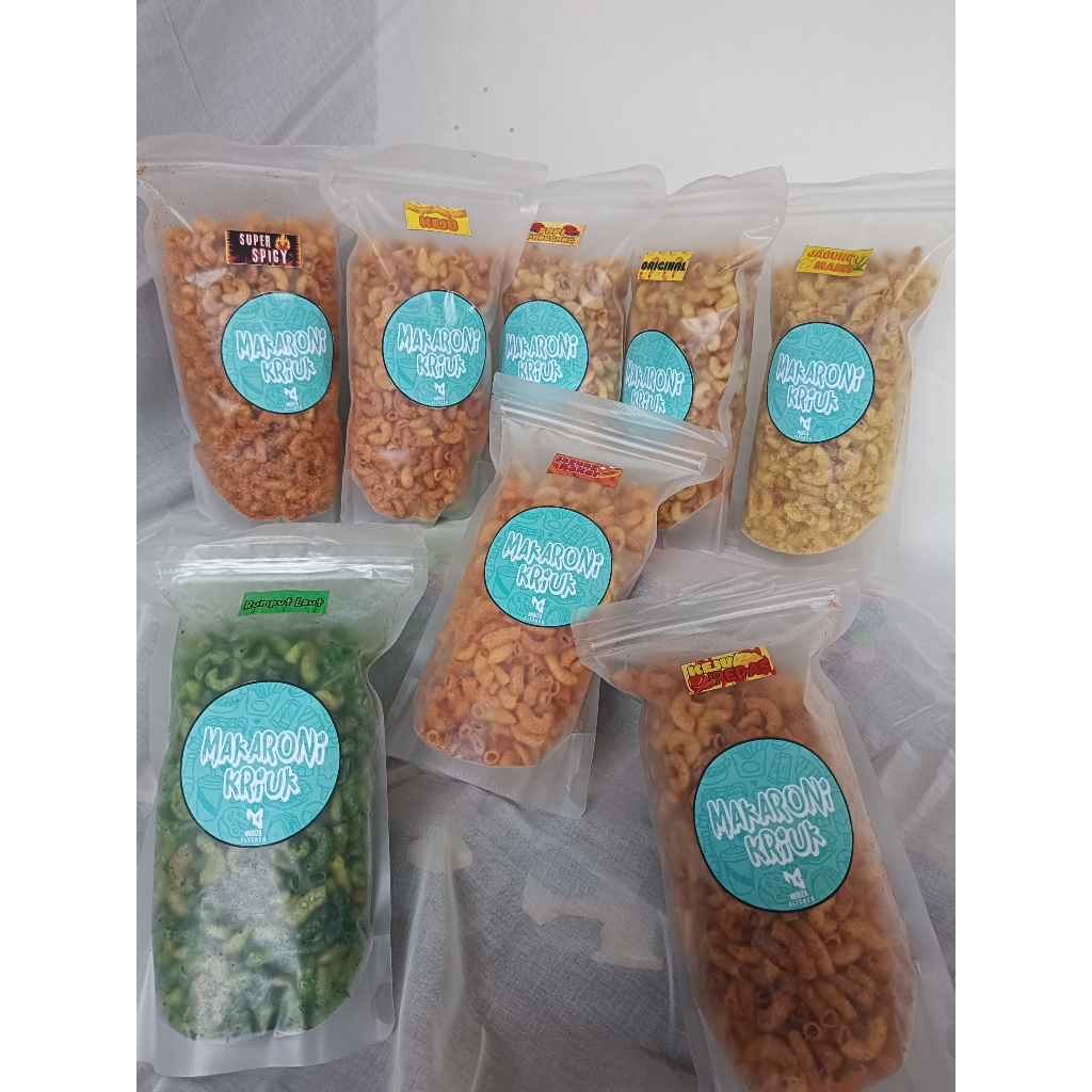 

MAKARONI BANTET 250gr / MAKARONI PEDAS / MAKARONI BANTET EXTRA PEDAS