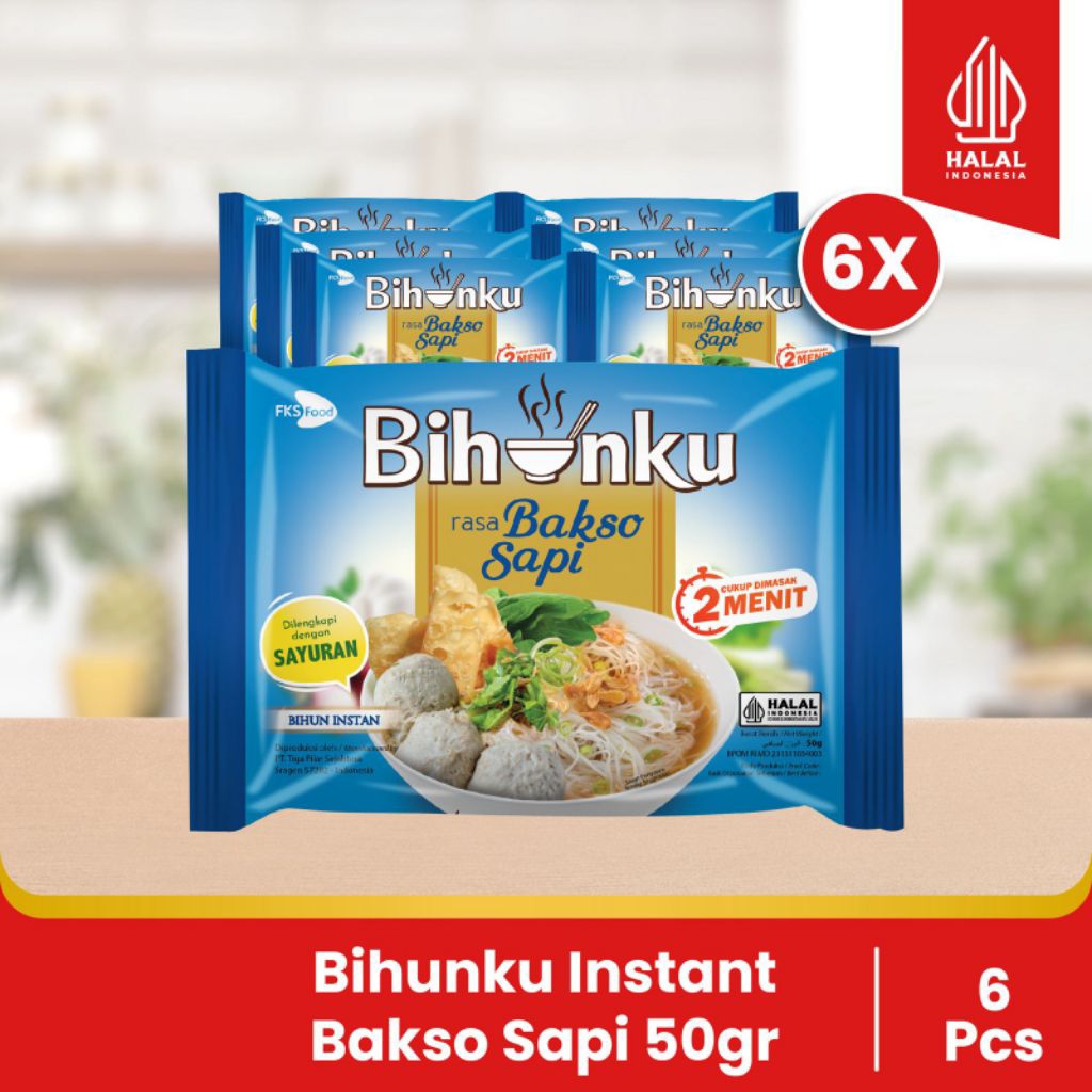 

Paket Bundling - Bihunku Instan - Bakso Sapi - 50gr - 6pcs