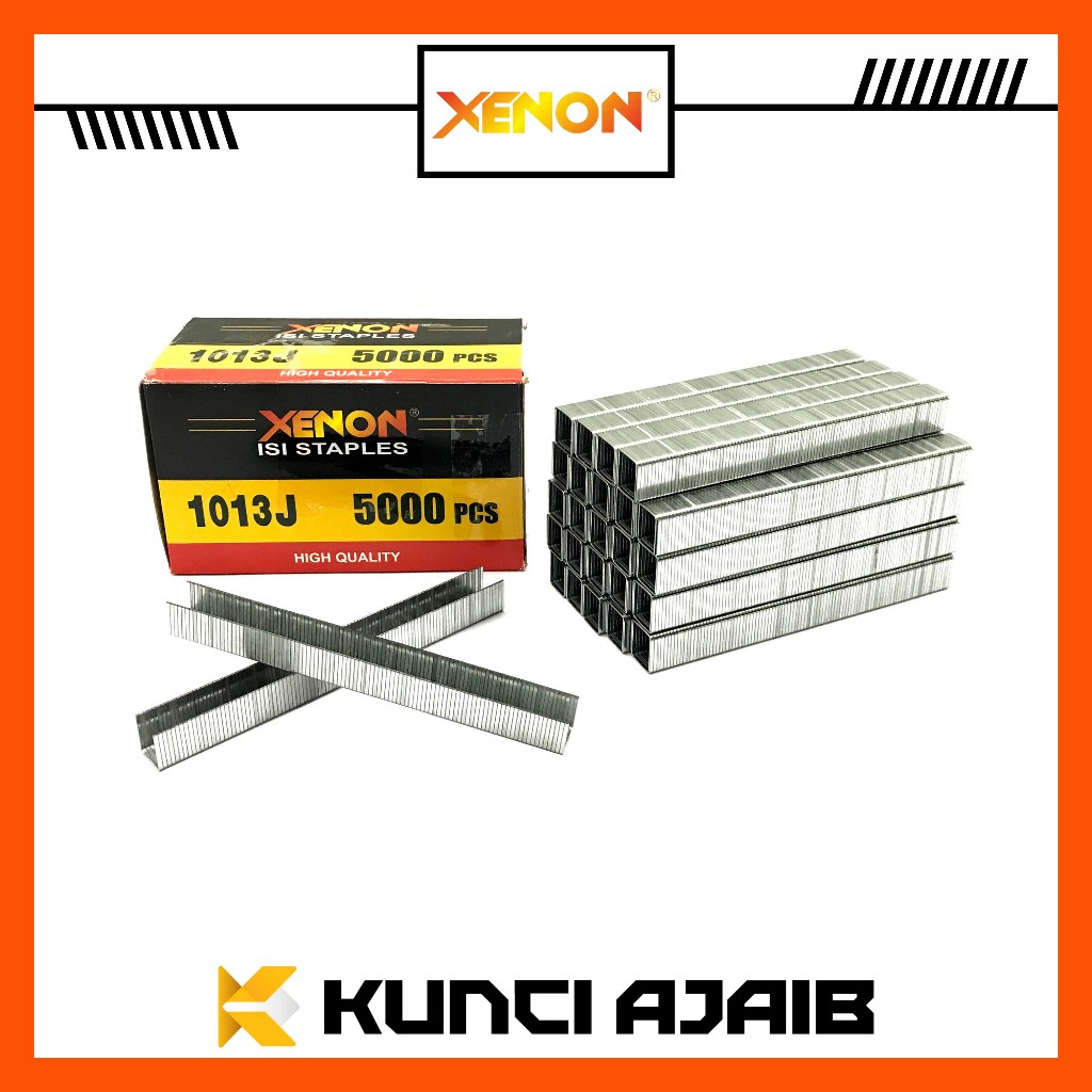 XENON Isi Staples 1013J - Refill Air Nailer Gun Paku Tembak Stapler Bit Finish Nail 1013 J