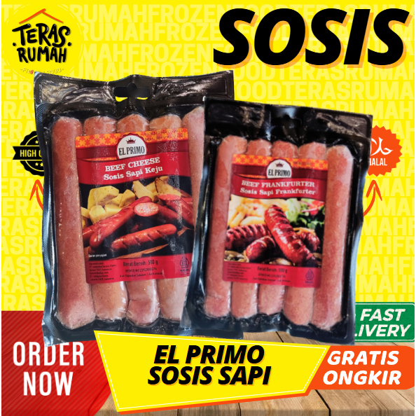 

EL PRIMO SOSIS SAPI PREMIUM ISI 5/ SOSIS SAPI / SOSIS KEJU