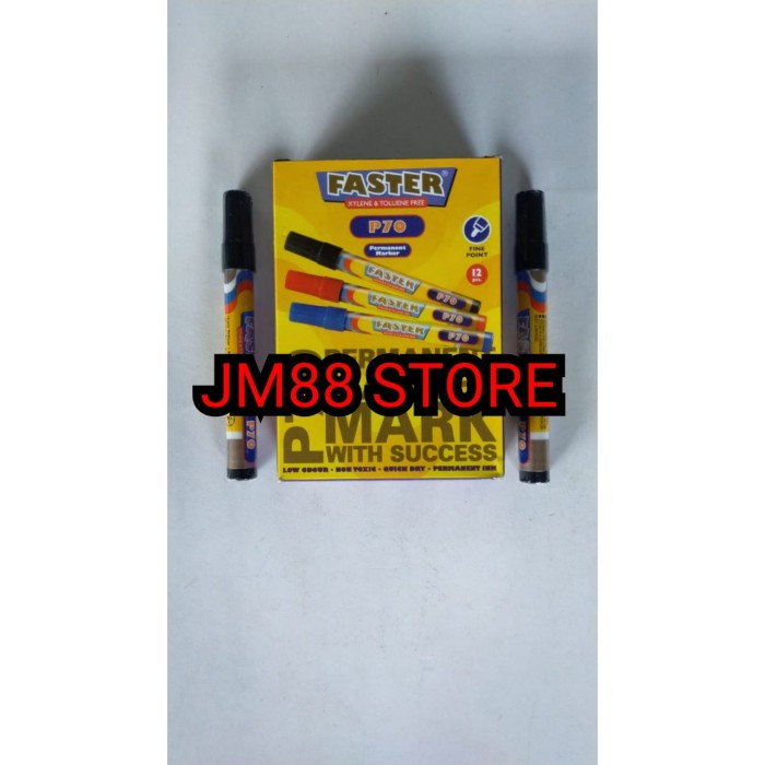 

Spidol faster P70 permanent marker / spidol permanent -