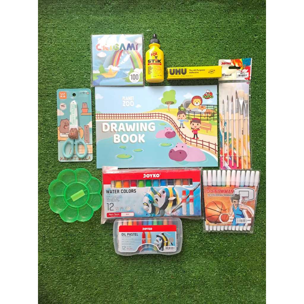 Paket Art & Craft Basic Anak Lengkap Berkualitas Kerajinan Tangan Seni TK SD